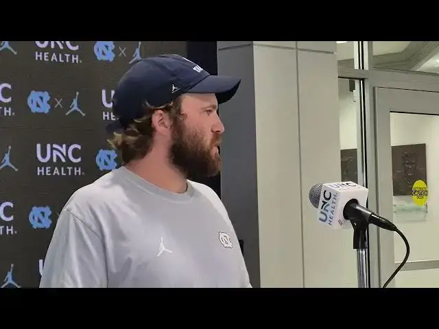'Video thumbnail for #UNC defensive backs/safeties coach Brian Belichick press conference'