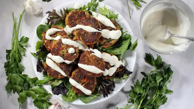 Video thumbnail for Spanish-Inspired Tuna Patties And Shortcut Aioli Recipe