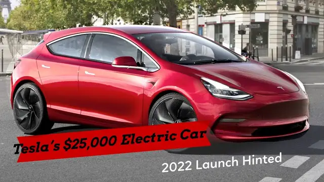 'Video thumbnail for Tesla’s $25,000 Electric Car Coming Sooner Than Expected'