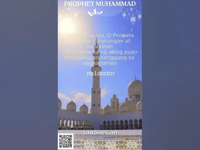 Video thumbnail for #prophet  #muhammed  #song  #ProphetMuhammad #ReligiousSong #Islam #Sirah #IslamicMusic  #indonesian
