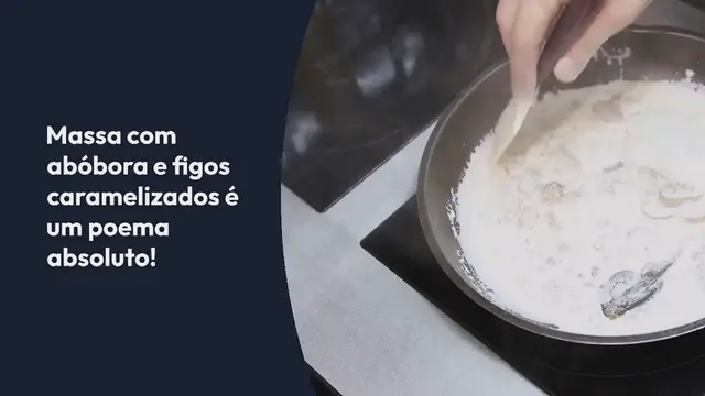 Video thumbnail for Massa com abóbora e figos