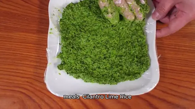 Video thumbnail for cilantro lime rice recipe