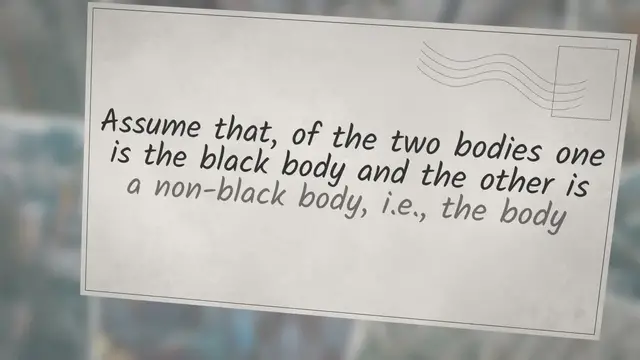 Video thumbnail for What is Kirchhoff's Law of Radiation?