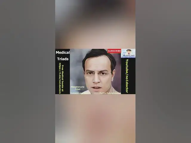 Video thumbnail for #alkaptonuria #Triad #medical #no1doctor #shorts #frcs #doctorstrange2 #mrcs_uk #dratef #MCQS #top