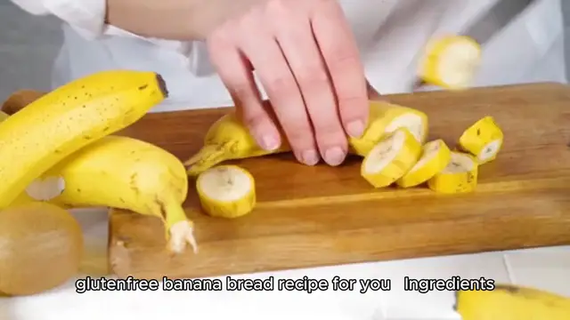 'Video thumbnail for Gluten free banana bread recipe '