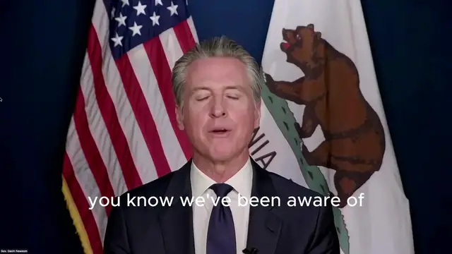 Video thumbnail for The Penny Tribune Quick Clip   Gov. Gavin Newsom issues remarks on alert of threat of Iranian drone attack