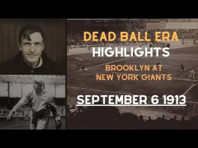 Video thumbnail for September 6, 1913 Ed Reulbach beats Mathewson