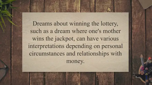 'Video thumbnail for I Had a Dream My Mom Won the Lottery: Unraveling the Meaning Behind It'