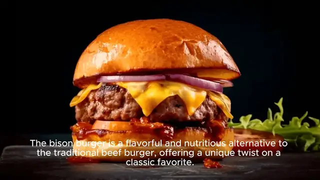 Video thumbnail for Bison Burger