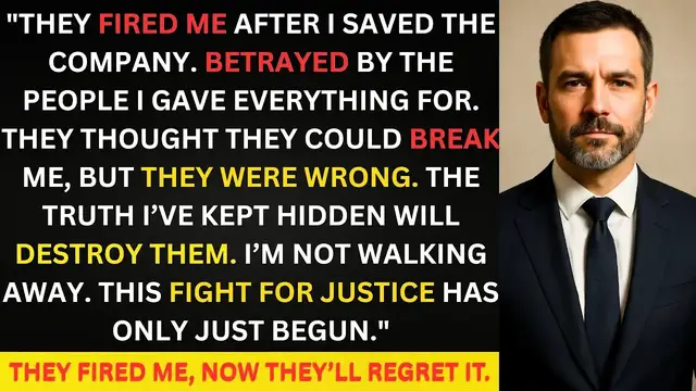 'Video thumbnail for I Saved The Company From Bankruptcy, But My CEO Fired Me; The Board Was Stunned When...'