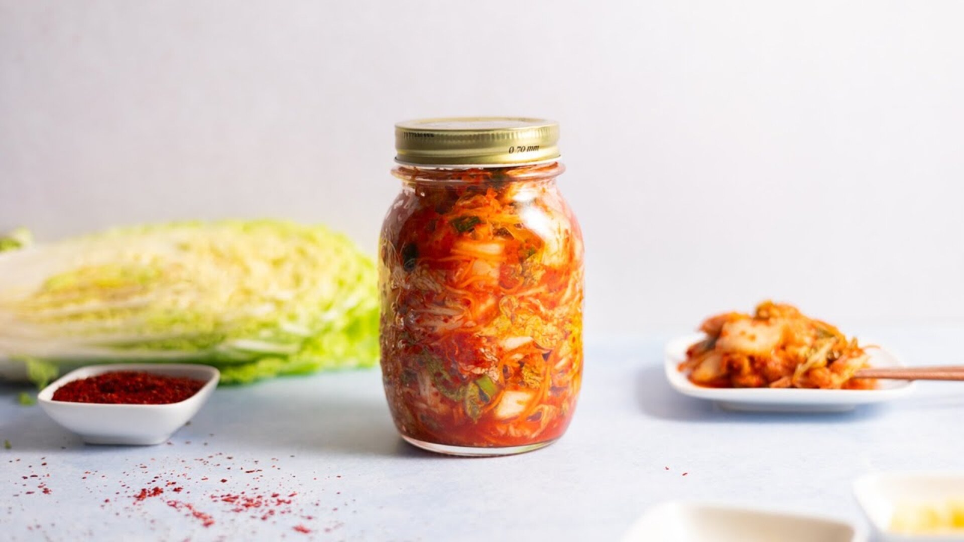 Video thumbnail for Classic Napa Cabbage Kimchi Recipe