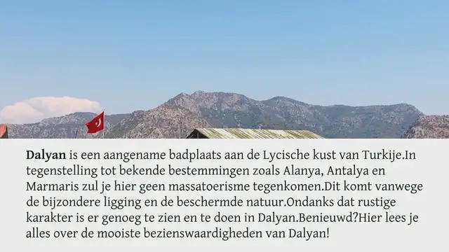 Video thumbnail for DOEN IN DALYAN: DE LEUKSTE TIPS EN BEZIENSWAARDIGHEDEN