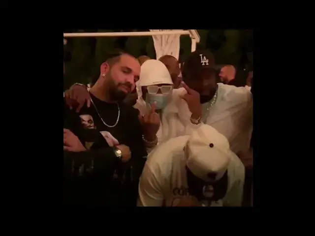 'Video thumbnail for 50 Cent Hangs out with Drake at Cabana PoolBar in Toronto.'