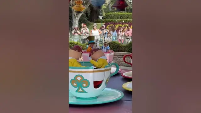 Video thumbnail for Mad Hatter and Alice celebrating unbirthdays on #Disneyland’s birthday on July 17th.
