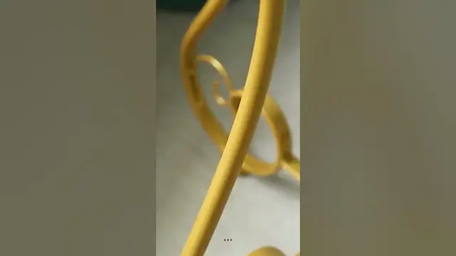 Video thumbnail for Wrought Iron Coffee Table | Modern Furniture #shorts