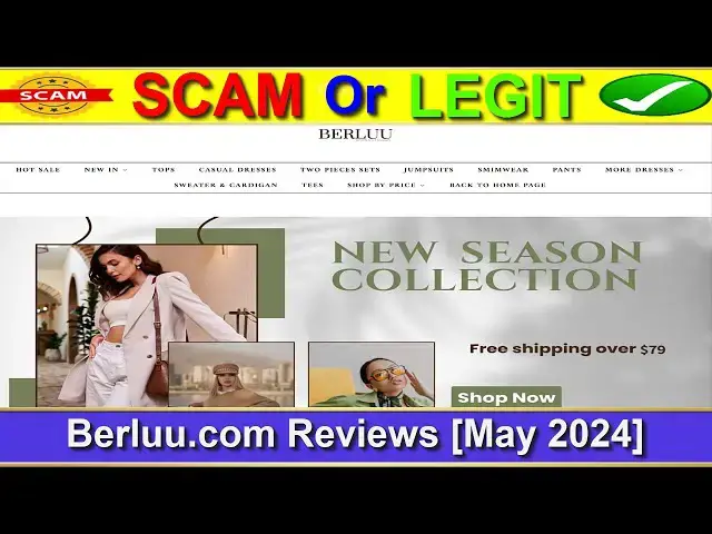 Video thumbnail for Berluu Reviews (May 2024) - Is This A Legit E-Commerce Site? Find Out! | Product Review