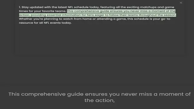 Video thumbnail for times for your favorite teams. This comprehensive guide ensures you never miss a moment of the action, providing essential information for fans eager to follow their teams throughout the season. Whether you're planning to watch from home
