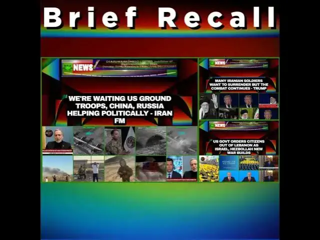 Video thumbnail for NewsBriefRecall @7pm 6-3