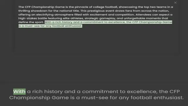 Video thumbnail for thrilling showdown for the national title. This prestigious event draws fans from across the nation, offering an electrifying atmosphere filled with excitement and competition. Attendees can expect a high-stakes battle featuring elite ath