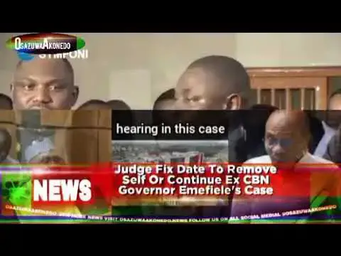 'Video thumbnail for Judge Fix Date To Remove Self Or Continue Ex CBN Governor Emefiele's Case'