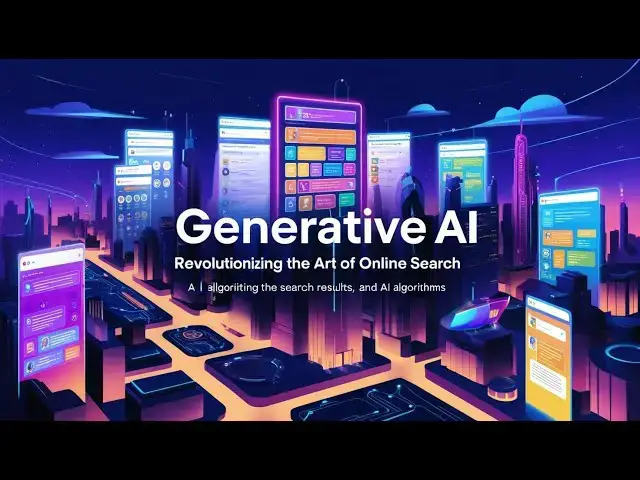 Video thumbnail for Generative AI: Revolutionizing the Art of Online Search