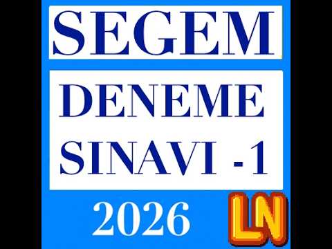 Video thumbnail for SEGEM 2026 Deneme Sınavı - 1