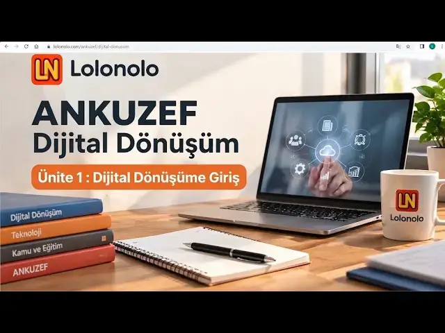 Video thumbnail for Ankuzef Dijital Dönüşüm Ünite 1 Deneme Sınavı