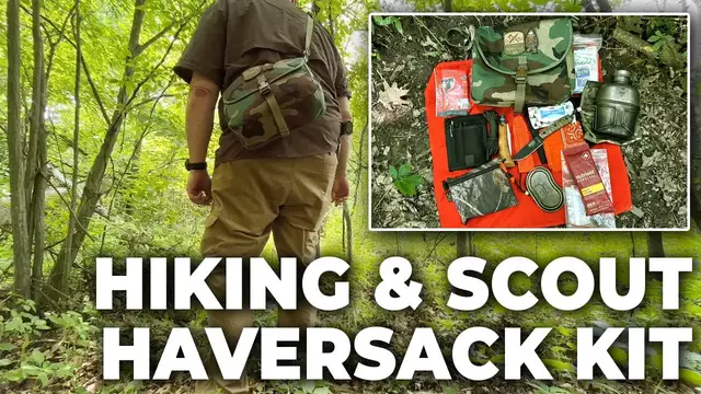 Video thumbnail for My Lightweight Hiking & Scout Haversack Kit for Bushcraft | Hidden Woodsmen Review