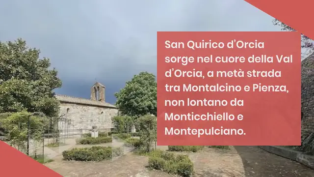 Video thumbnail for 11 COSE DA VEDERE A SAN QUIRICO D'ORCIA E DINTORNI