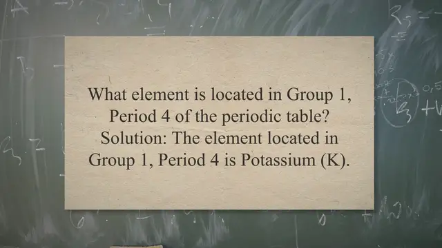 Video thumbnail for Periodic system of elements problems and solutions