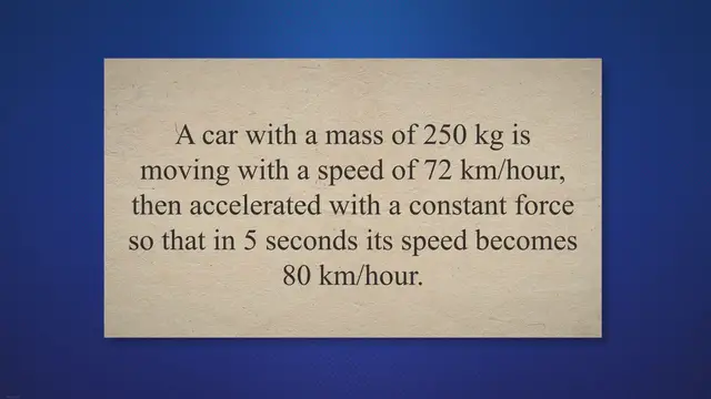 Video thumbnail for Impulse equation