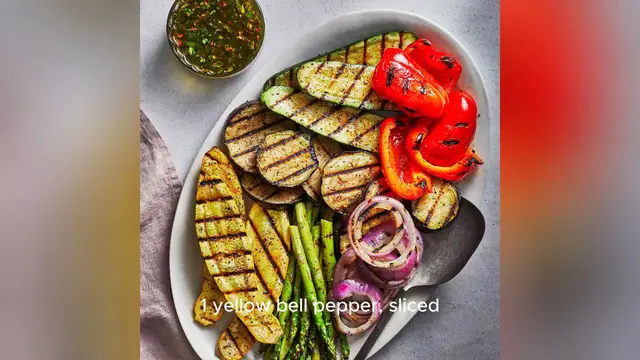 Video thumbnail for grilled vegetables recipe