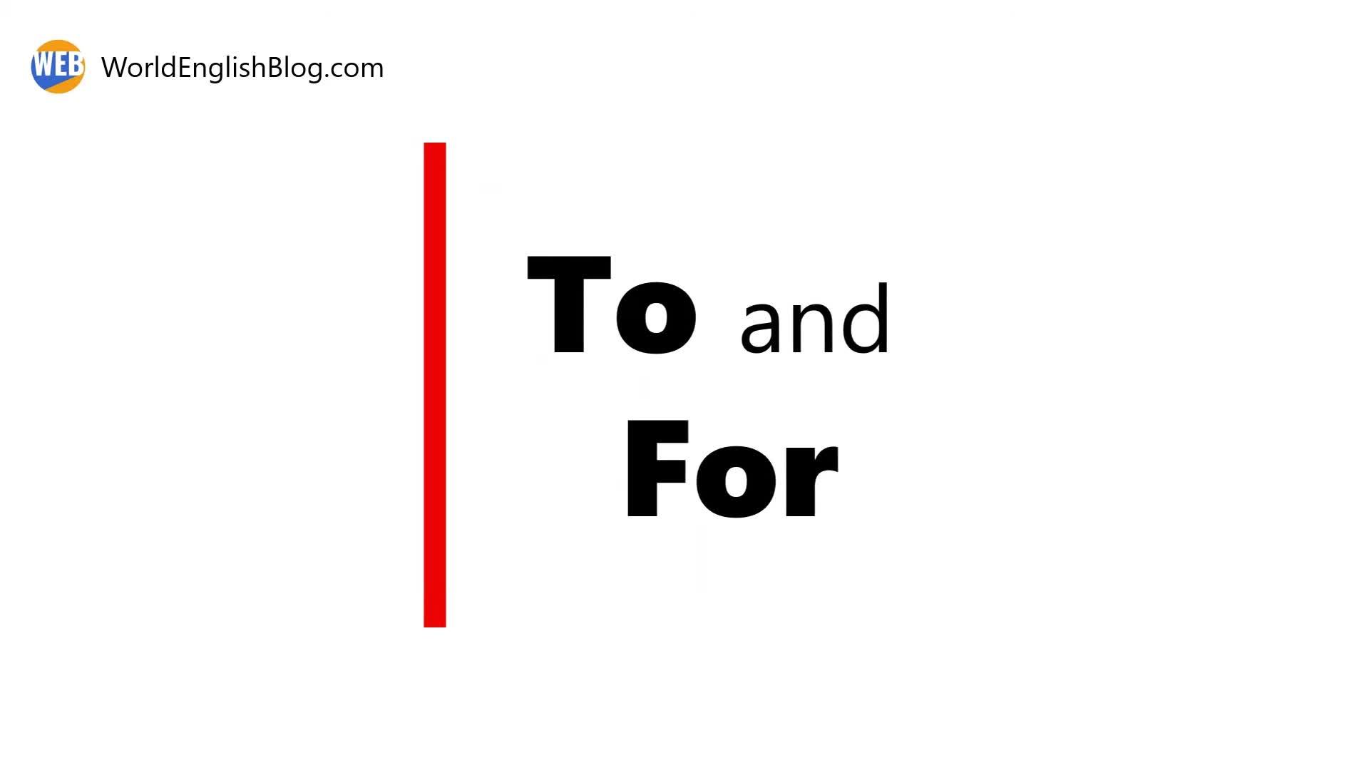 Video thumbnail for English Prepositions TO and FOR | Sound like a Native