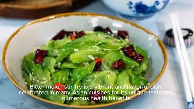 Video thumbnail for Bitter Melon Stir-Fry