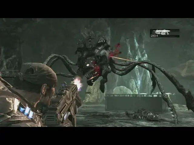 'Video thumbnail for Gears of War 2 - Act 2 2-2 Indigenous Creatures: Rockworm Cover Sequences | Break Locust Defenses'