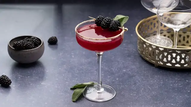 'Video thumbnail for Botanical Blackberry Sage Margarita Recipe'