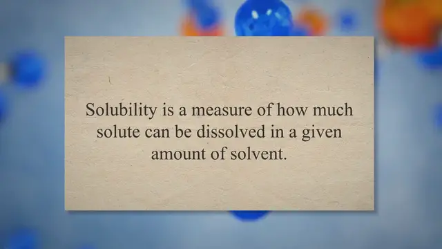 Video thumbnail for Salt solubility concept questions and answers