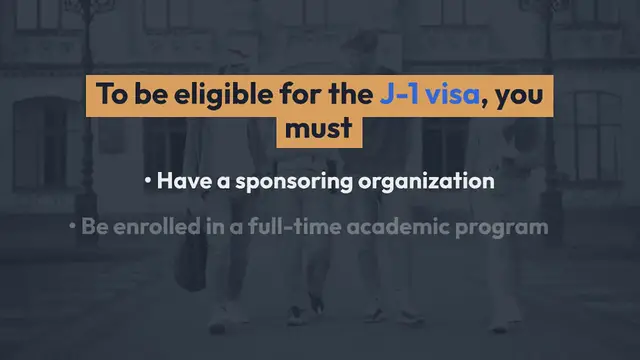 Video thumbnail for Student Exchange Visitor Visa (J-1 in the U.S.)