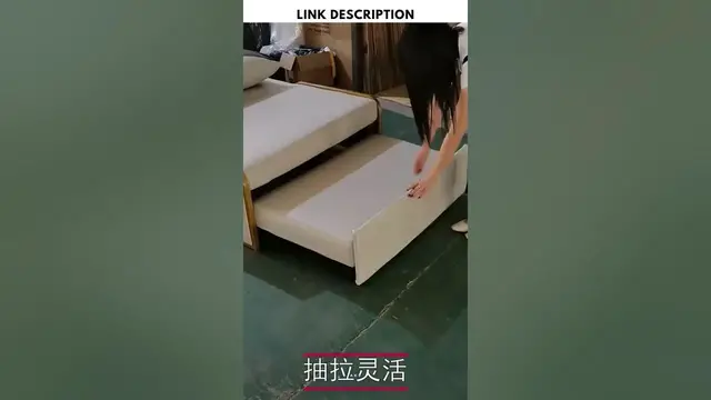Video thumbnail for Single Sofa cum Bed | Space Saving Furniture #shorts