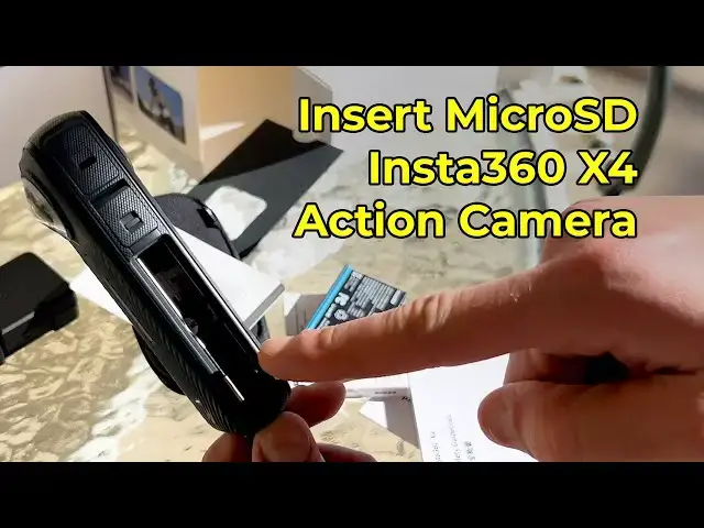 'Video thumbnail for Insta360 X4 Action Camera MicroSD Tutorial - Where to Put the MicroSD'