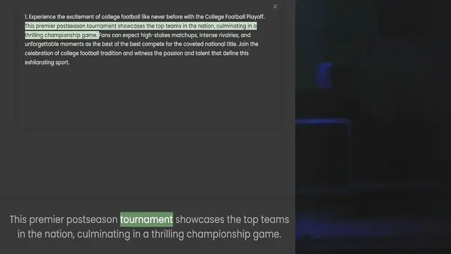 Video thumbnail for This premier postseason tournament showcases the top teams in the nation, culminating in a thrilling championship game. Fans can expect high-stakes matchups, intense rivalries, and unforgettable moments as the best of the best compete for