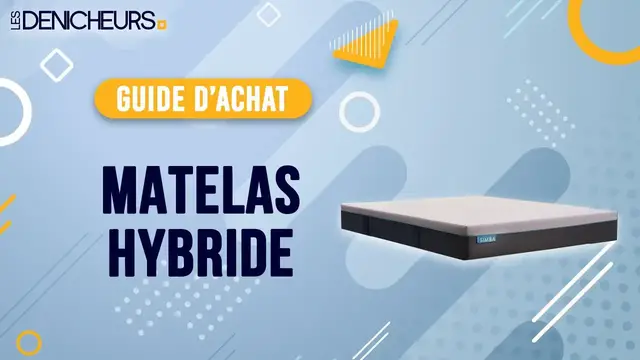 Video thumbnail for 👓 MEILLEUR MATELAS HYBRIDE (2022) - Comparatif & Guide d'achat