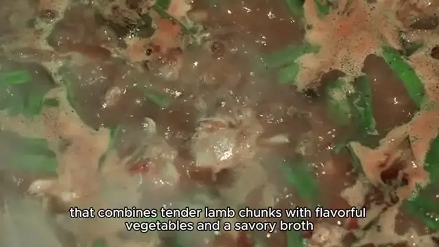 Video thumbnail for Lamb Stew with Green Beans