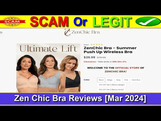 Video thumbnail for Zen Chic Bra Reviews ⚠️(( BEWARE IN 2024! ))⚠️Is Zenchicbra.com SCAM or LEGIT ?⚠️😲