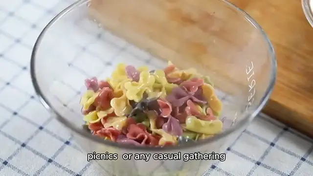 Video thumbnail for Layered Pasta Salad recipe