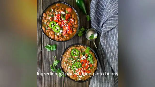 Video thumbnail for pinto bean recipe