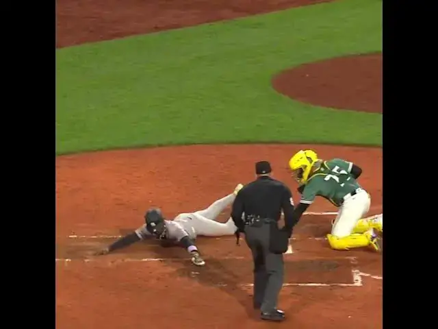 'Video thumbnail for Nate Eaton THROWS OUT RUNNER AT HOMEPLATE!!! | 09/12/2025'