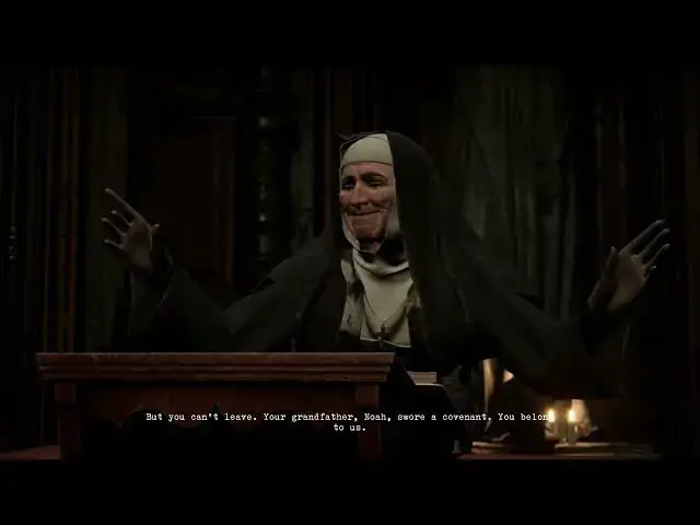 'Video thumbnail for Tormented Souls 2 - The Convent: Follow Figure: Caroline Captured By Nun Meets Sister Lucia Cutscene'