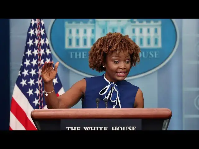 Video thumbnail for Karine Asked If Biden Will Be Arrested - She Goes Ballistic