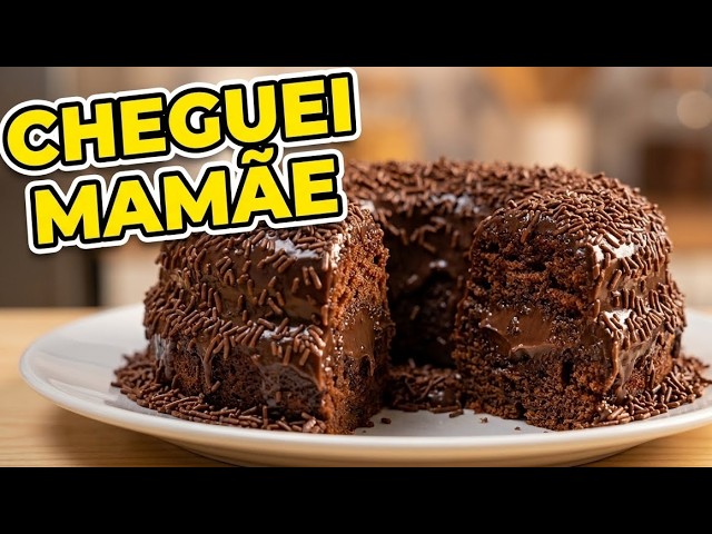 Video thumbnail for RECEITA PARA MUDAR DE VIDA 💛 BOLO BRIGADEIRÃO GELADO DE CHOCOLATE QUE VENDE MUITO!